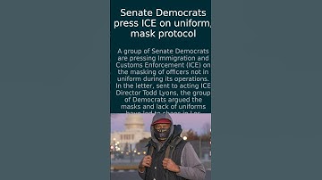 Senate Democrats press ICE on uniform