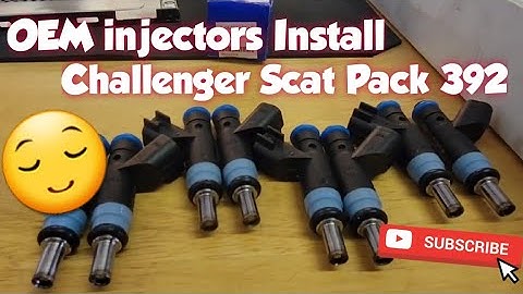 How to: Install Fuel Injectors on a Scat Pack 392 Dodge Challenger