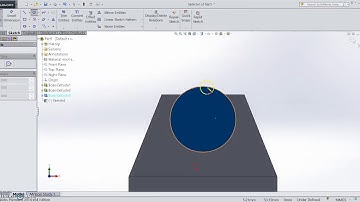 Solidworks 3D Mechanical Part for Beginners MEN100 #1