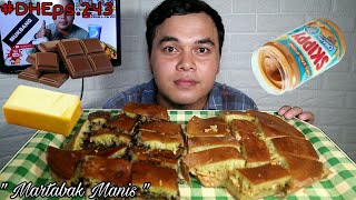 MUKBANG MARTABAK MANIS COKLAT KEJU DAN SELAI KACANG SKIPPY (MUKBANG DH)