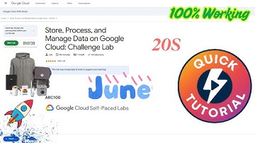 Store, Process, and Manage Data on Google Cloud: Challenge Lab #ARC100 #qwiklabs #arcade