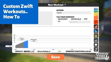 Zwift Custom Workouts.. how to import or create