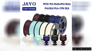 JAYO 3d Filament petg/ pla plus/ pla/PLAMeta /SILK PLA+ 1.75MM PLA 3D Filament for FDM 3D Printer TP