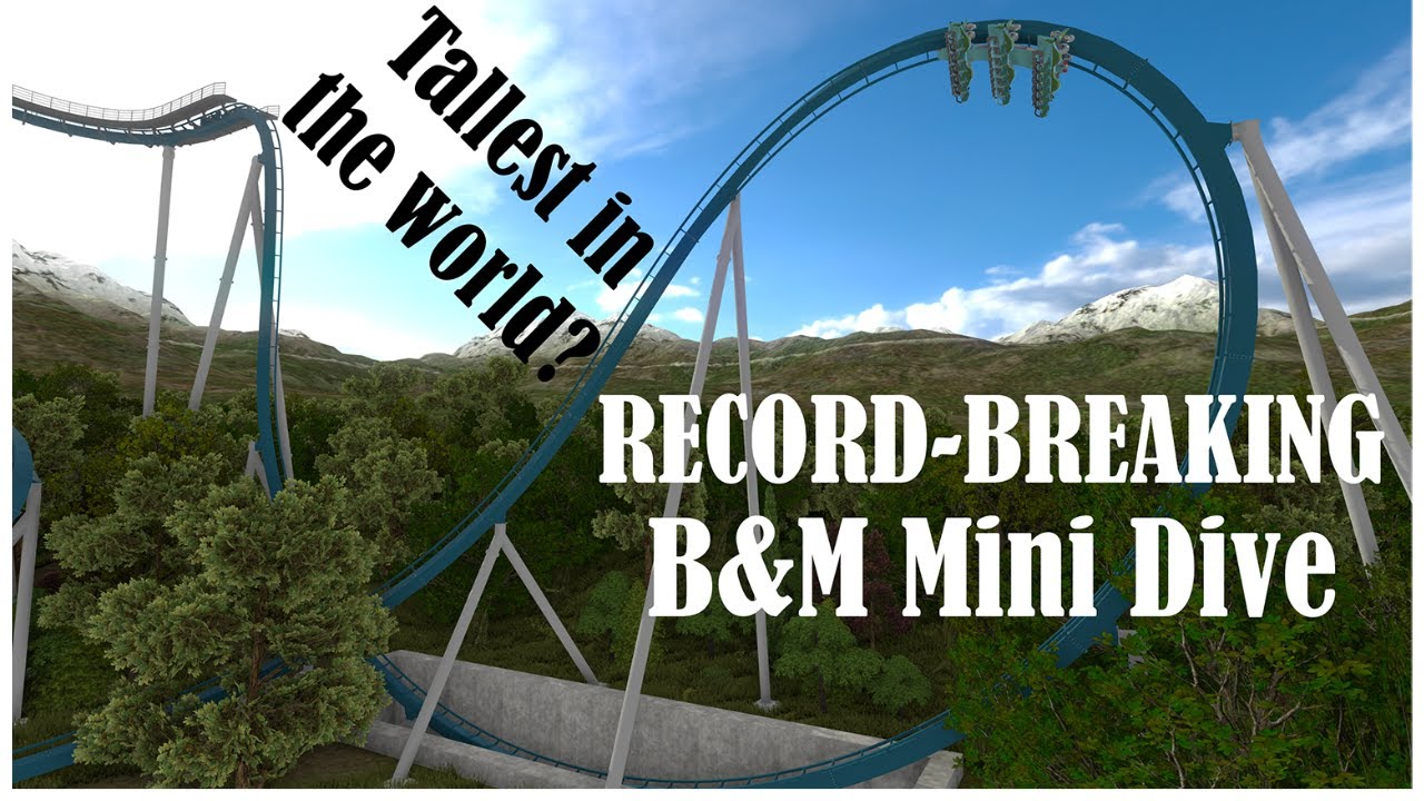 Tallest B&M Mini Diver Concept (6-seats) | NoLimits2 | 4k60fps | Designed with FVD++