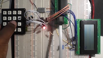 Integration testing of keypad with LCD display