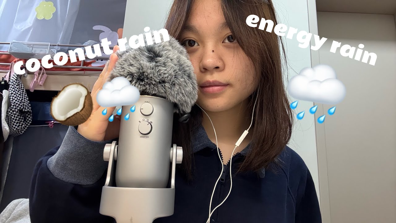 ASMR/COCONUT RAIN and ENERGY RAIN