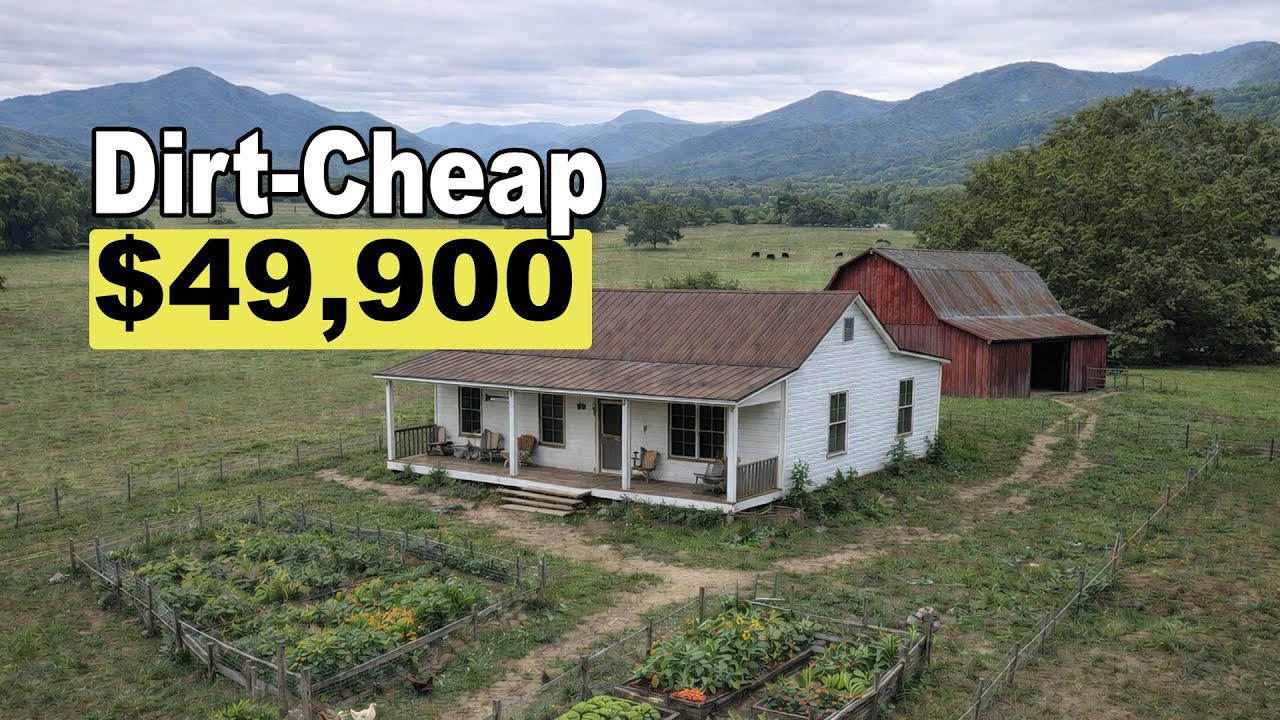 5 CHEAP Tennessee FARMHOUSES With ACREAGE | Hidden Property Deals Still Affordable in 2026