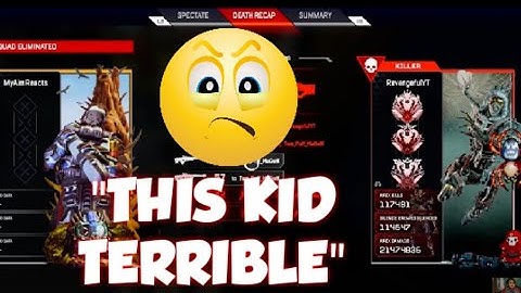 STREAMER CALLS ME HORRIBLE! Killing TTVS Reaction (Apex Legends)