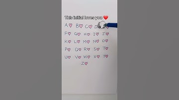 Thumbnail of This INITIALS LOVES YOU #short