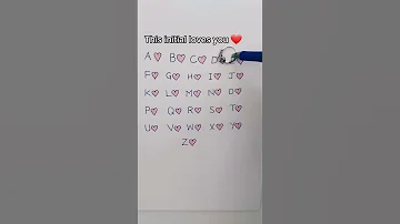 This INITIALS LOVES YOU Short 