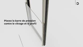 DRUTEX MB-GLASS BARRIER TYPE H - INSTRUCTIONS DE MONTAGE