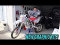 LITTLE BROTHER GIVES HIS CRF150R A MAKE OVER ! | BRAAP VLOGS