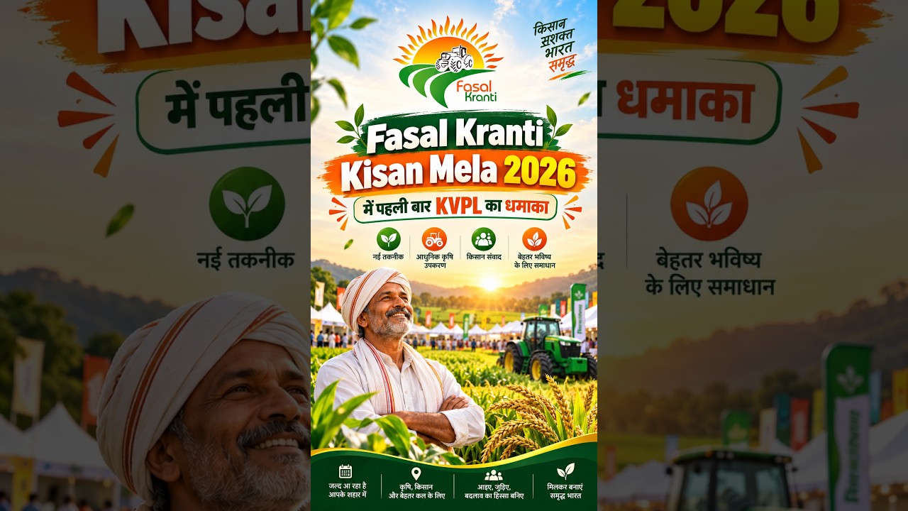 Fasal Kranti Kisan Mela 2026 | Kisan Volleyball Premier League | 12-13 Oct | Baraut, Baghpat