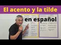 El acento y la tilde en español