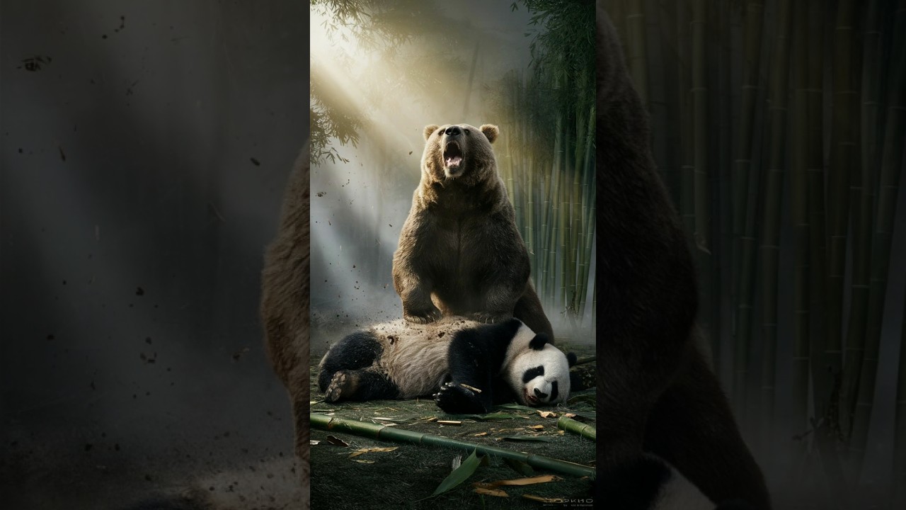 Bear vs the Wild: Epic Showdowns with Panda, Polar Bear, Wolf & More!🤯 