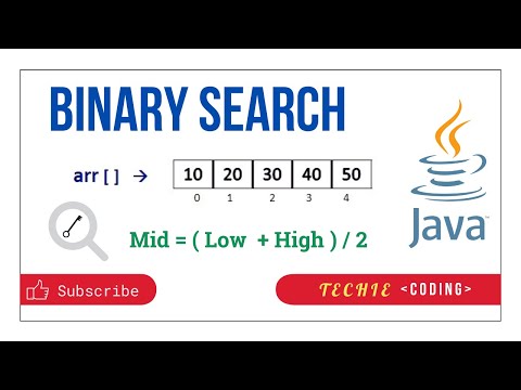 Binary Search in Java | Algorithm and Implementation | Search Key Element #binarysearch