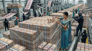 Inside India’s Money Factory — Printing BILLIONS of Rupees in 17 Languages