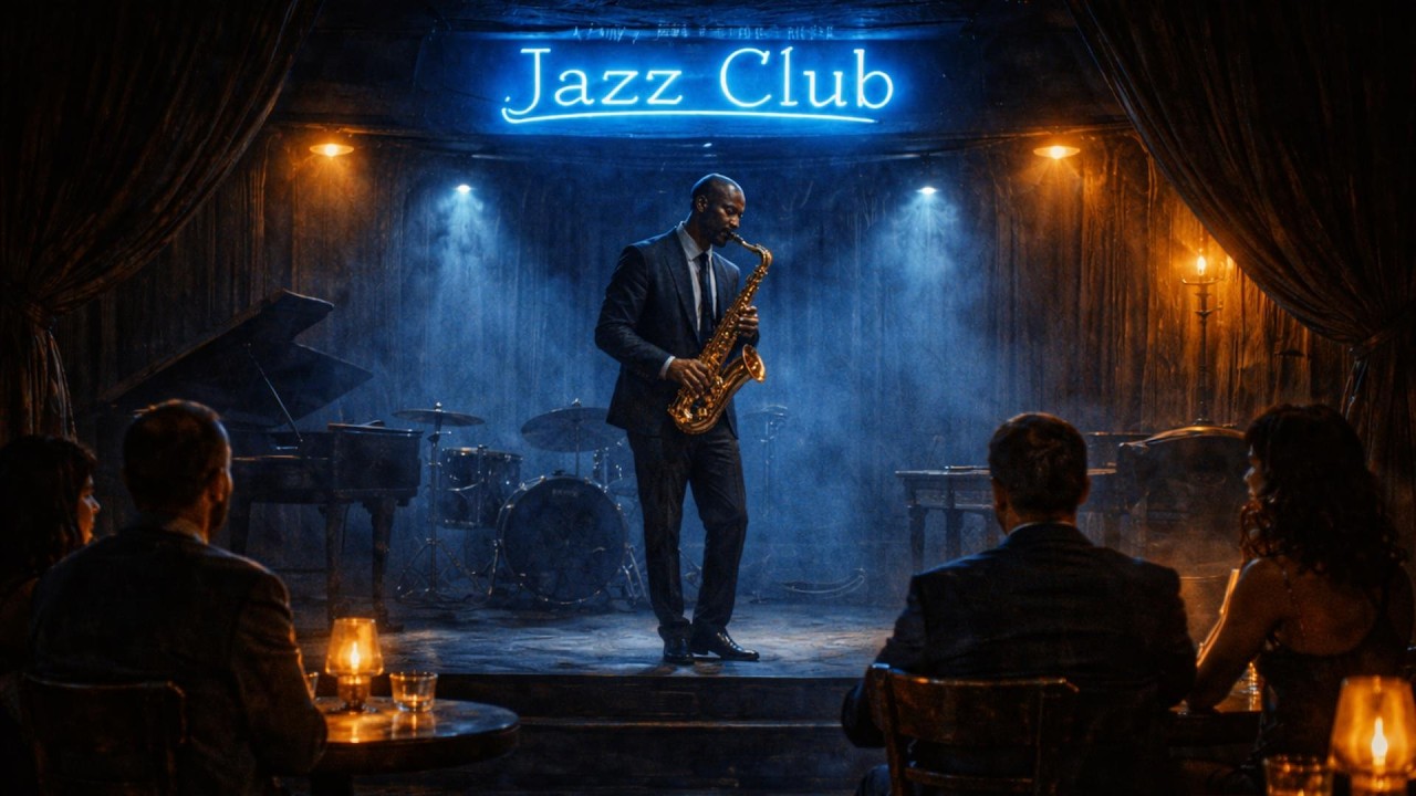Under the Club Lights | 1940s Noir Sax Jazz