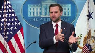 WATCH LIVE: White House Press Briefing with VP JD Vance