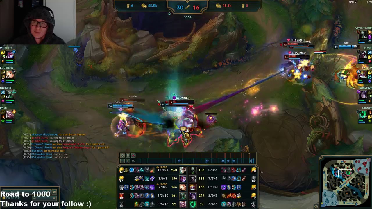 penta kill riven lol frozen heart HAHA YouTube