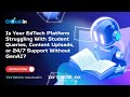 Still Facing Delays in Queries, Uploads, or 24/7 Support? Cloud.in’s GenAI Chatbot Can Help!