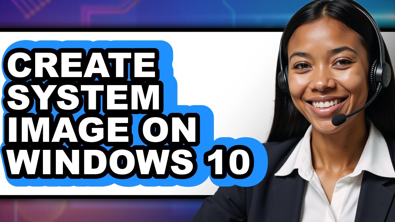 How to Create System Image on Windows 10 (only Way) - YouTube
