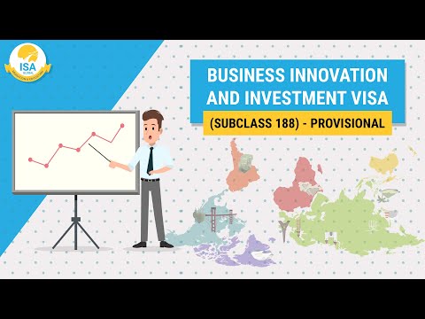 Business Innovation and Investment Visa (subclass 188) &ndash; Provisional