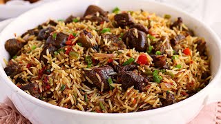 SPECIAL GOAT MEAT FRIED RICE/ASUN RICE