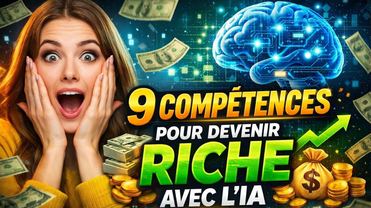 🚀 Comment Gagner de l’Argent avec l’Intelligence Artificielle : 9 Skills Ultra Rentables