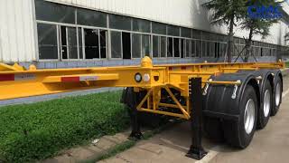 3 Axle 20ft Container Chassis Trailer | What is a skeletal trailer used for?