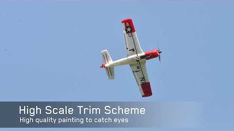 T-28 Trojan 400mm RC Airplane 4CH with Gyro