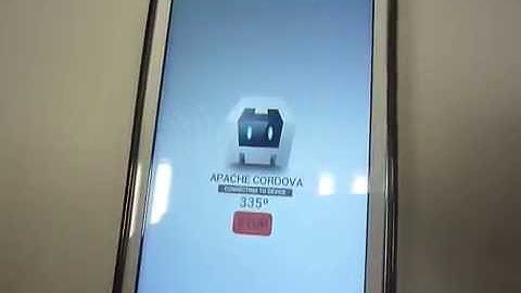 Apache Cordova Brújula