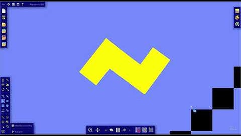 Softbody "Z" Pentomino in Algodoo