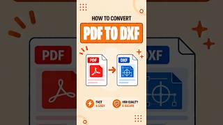 Convert any PDF to DXF instantly #PDFtoDXF #DXFtoPDF #PDFConverter