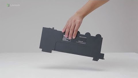 CX421/CX522/CX62x Series—Replacing the waste toner bottle
