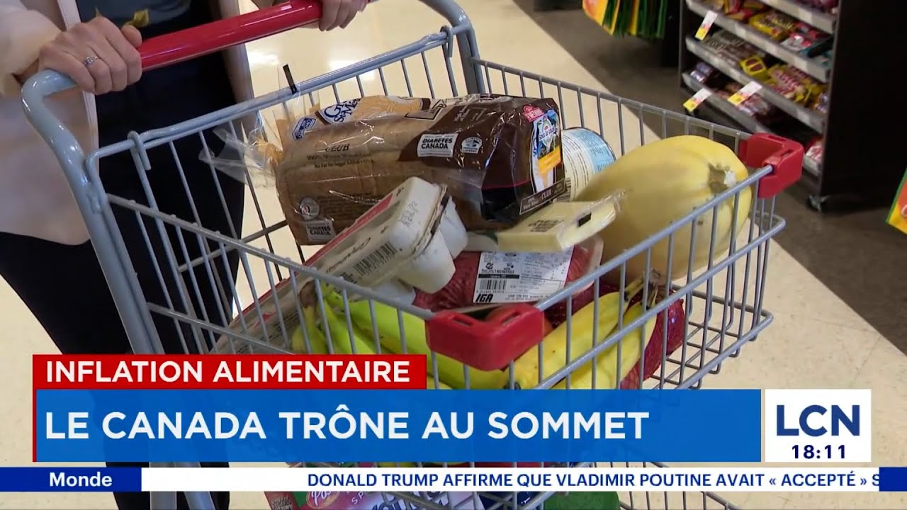 Le Canada champion... de l’inflation alimentaire - YouTube