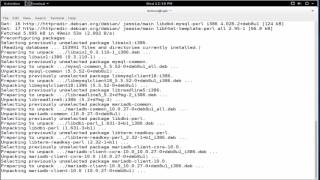 MariaDB install and configure in debian 8.5