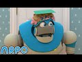 Puppy Mischief - Birthday DISASTER !!! | Robot Cartoons For Kids | ARPO | Sandaroo