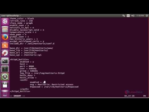 How to install Monitorix in Ubuntu