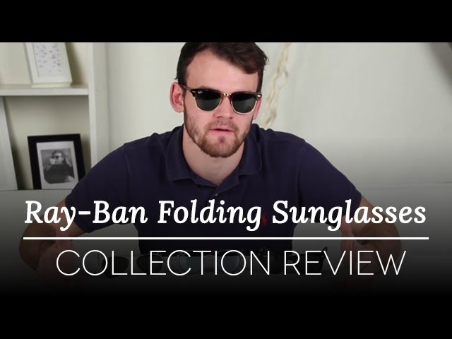 druiven Tektonisch hebben Ray-Ban Folding Sunglasses Collection Guide | SmartBuyGlasses - YouTube