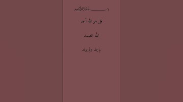 سوره الإخلاص القارئ:ماهر المعيقلي #قرآن #اكسبلور #قراءة #قرآن_كريم #راحة_نفسية #قران #اكسبلورر