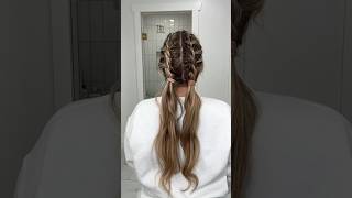 Twisted Pigtails Braids! Short, Medium, and Long Hairstyle #hairshorts #pigtails #twistedhairstyle