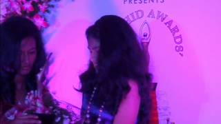Akshada Bandekar receiving Orchid award