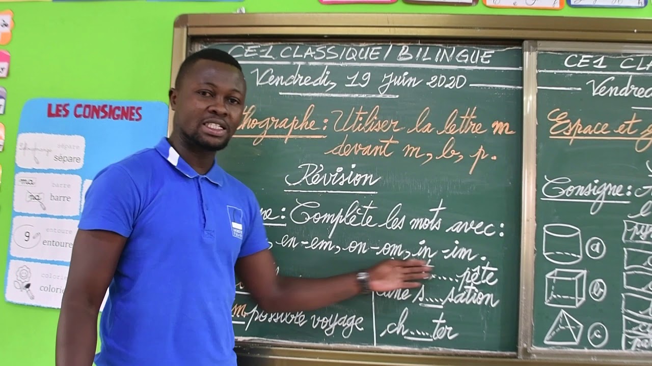 CE1 Classique et Bilingue  Orthographe : Utiliser la lettre m devant m, b, p