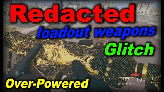 REDACTED loadout weapons! MW3 Warzone Glitch to get REDACTED gun loadout weapons with 8 attachments.