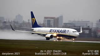 Boeing 737 - Rryanair - EI-EBE - BTS - FR4283