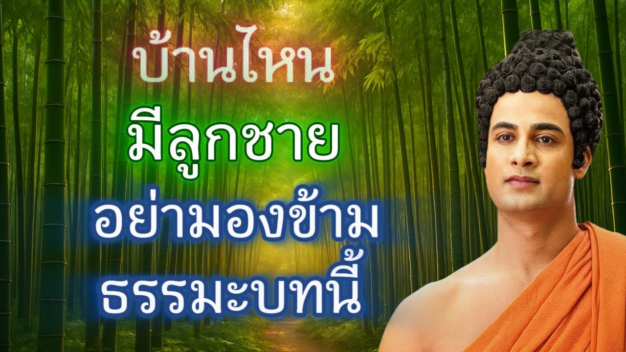 บ้านไหน- มีลูกชาย- อย่ามองข้าม-ธรรมะบทนี้