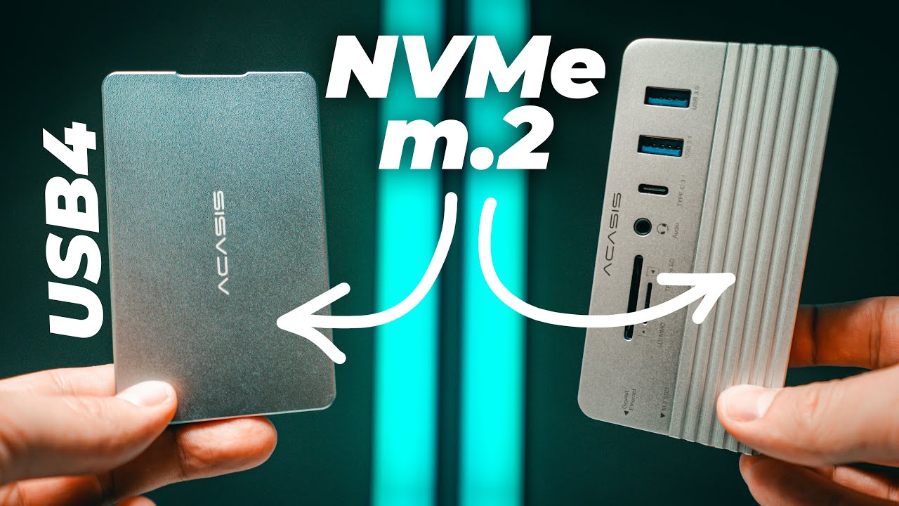 THE BEST & Fastest NVMe SSD Enclosure?  ACASIS Thunderbolt 4 & HUB NVMe  Accessories 