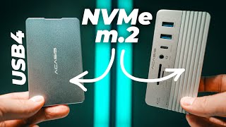 THE BEST & Fastest NVMe SSD Enclosure? | ACASIS Thunderbolt 4 & HUB NVMe Accessories