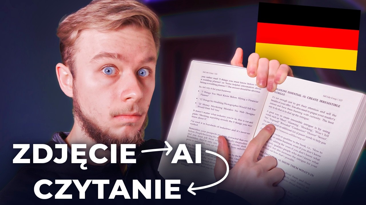 Jeżeli chcesz czytać książki w języku obcym, obejrzyj to.